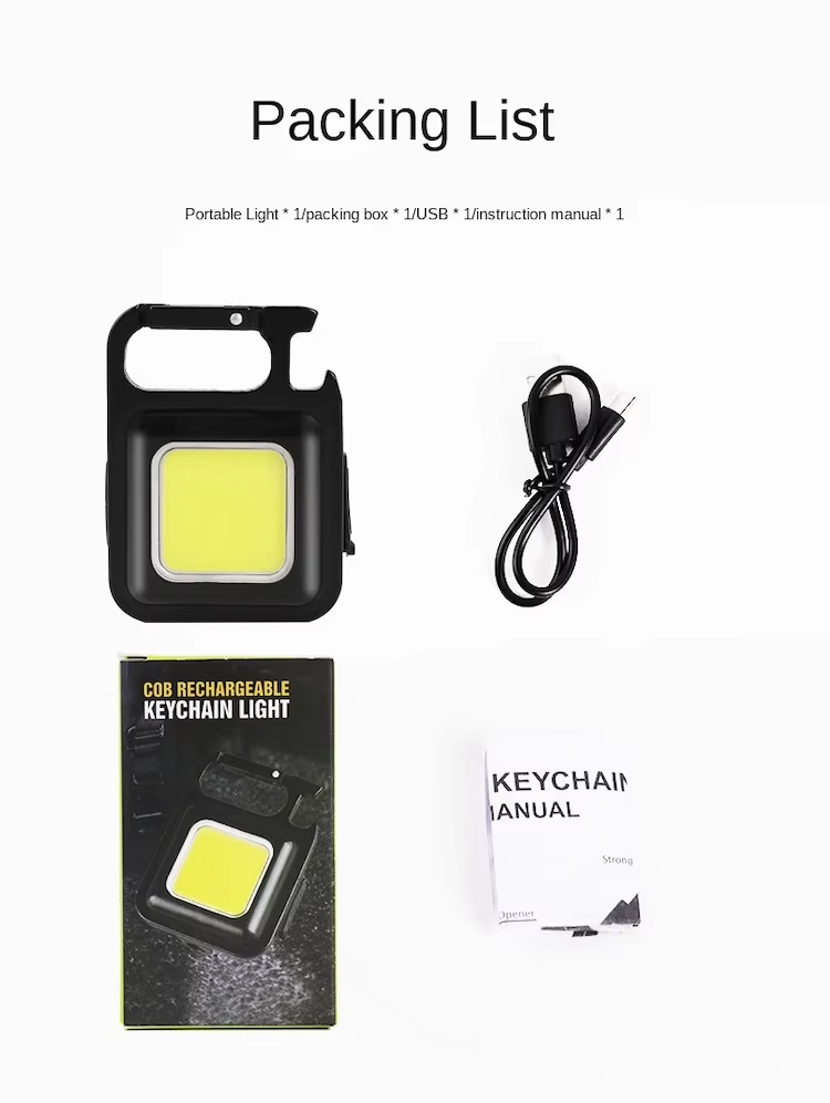Keychain Torch, COB Flashlight, Keychain Light, Keyring Torch, COB Flashlight, Work Lamp, LED Light, Pocket Light, Magnet Light, Rechargeable Flashlight, Night Light, COB Keychain Light, High Lumens Light